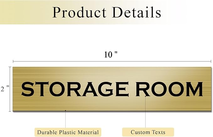 Custom Office Engraved Name Plate - Image 4
