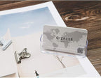 Qizpcer 8 Pack Plastic Business Card Holder - Image 7
