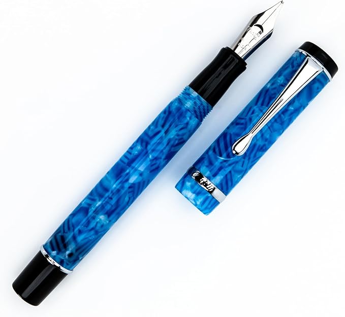 Conklin Duragraph Fountain Pen Ice Blue - Image 9