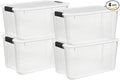Sterilite 4 Pack Ultra Latching Box, Storage Bins by Sterilite