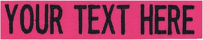 Custom Uniform Name Tapes Solid Colors. Made in The U.S.A. Ships Under 24 by NORTHERNSAFARI