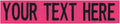 Custom Uniform Name Tapes Solid Colors. Made in The U.S.A. Ships Under 24 by NORTHERNSAFARI