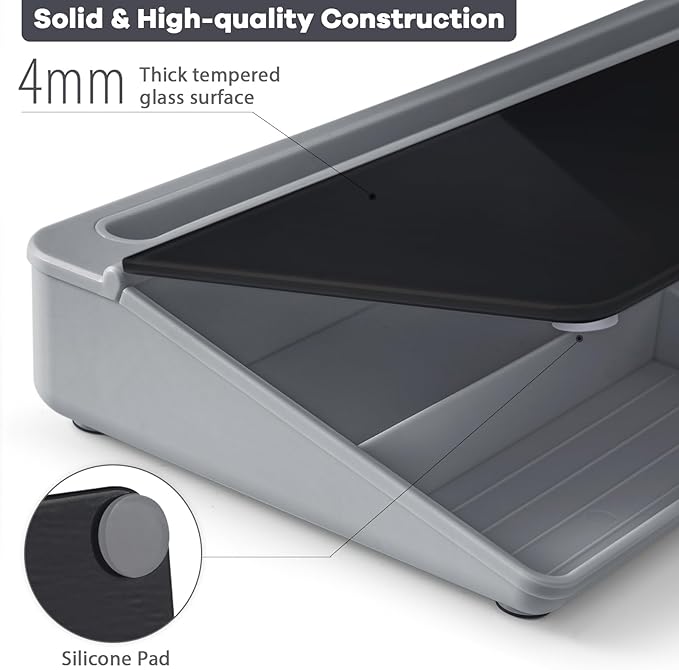 Varhomax Glass Desk Whiteboard - Image 4