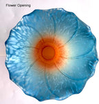 Bieye LS22 Lily Flower Blown Glass Lampshade - Image 3