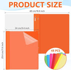 Feifeiya 48 Pack Plastic Report Covers - Image 2
