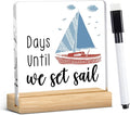 Funny Retirement Holiday Countdown Decorations, Funny Travel Vacation Countdown by YUANHAO