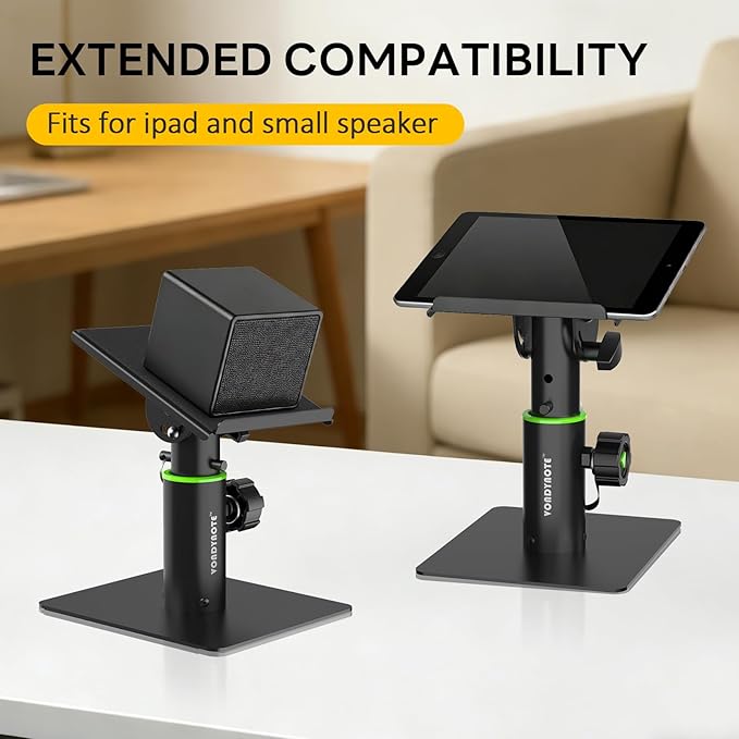 Vondynote Set of 2 Tablet Stand Holders Desktop Stands Angle Height Adjustable - Image 5