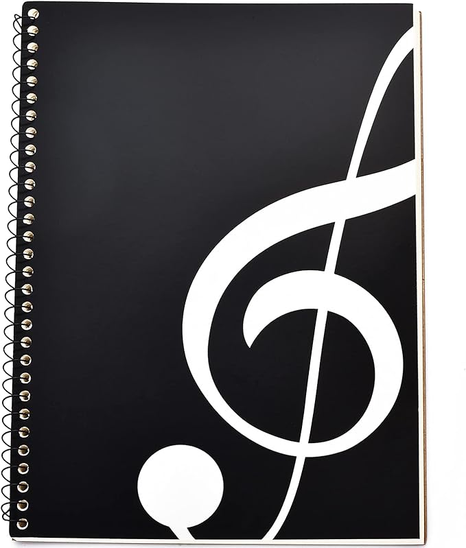 MOREYES Music Notebook Composition Manuscript Staff Notebook by MOREYES
