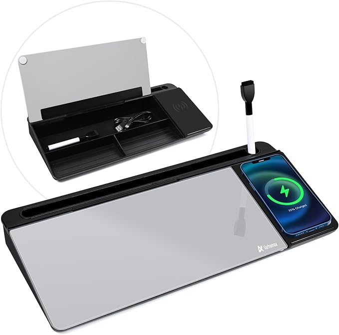 Varhomax Glass Desk Whiteboard by Varhomax
