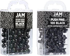 JAM PAPER Colorful Push Pins - Image 2