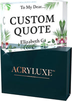 Personalized Gifts, Custom Quote Block Letter Board, Crystal-Clear Acrylic - Image 9
