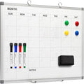 Comix Magnetic Dry Erase Calendar Whiteboard, 24 x 18 Inches Monthly Calendar by Comix