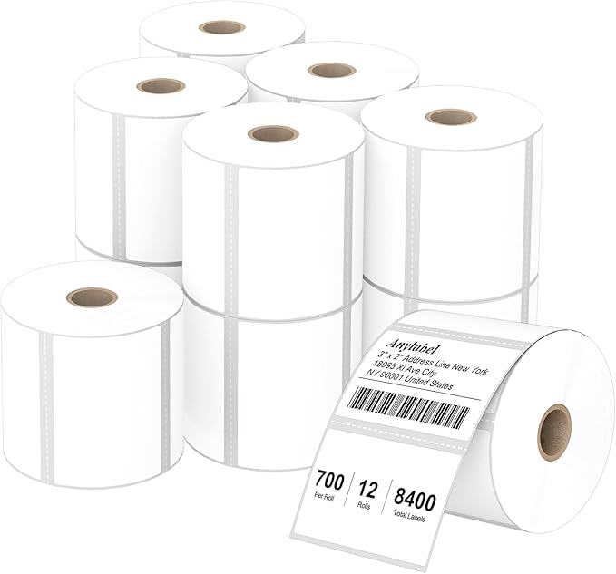 Compatible 3" x 2" Direct Thermal Labels Replacement by Anylabel