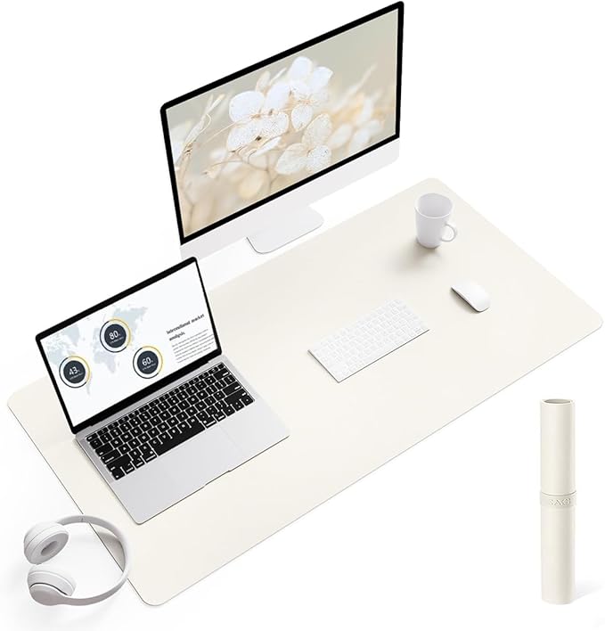 YSAGi Non-Slip Leather Desk Pad, Desk Matt by YSAGi