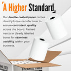 3 1/8 x 230 thermal paper rolls (50, close-up detail