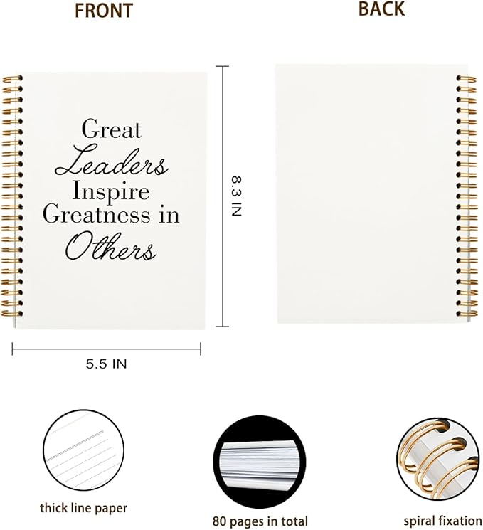 OXW Thank You Gifts for Leader, Meeting Notebook for Work, Appreciation Gift - Image 4