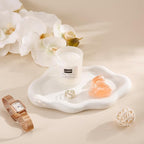 CCINPPY Ceramic Jewelry Tray Trinket Dish, Decorative Cloud Vanity Key Tray - Image 3