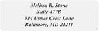 Clear Personalized Return Address Labels - Image 3