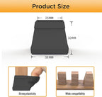 16 PCS Square Chair Leg Floor Protector, Silicone Chair Leg Cover, Furniture - Image 3