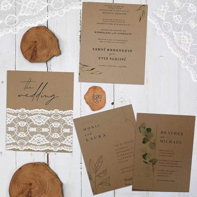 24 Sheets Brown Cardstock 8.5 x 11 Kraft Paper, Goefun 80lb Card Stock Printer - Image 4