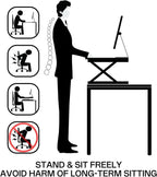 37 Inch Standing Desk Converter - Image 5