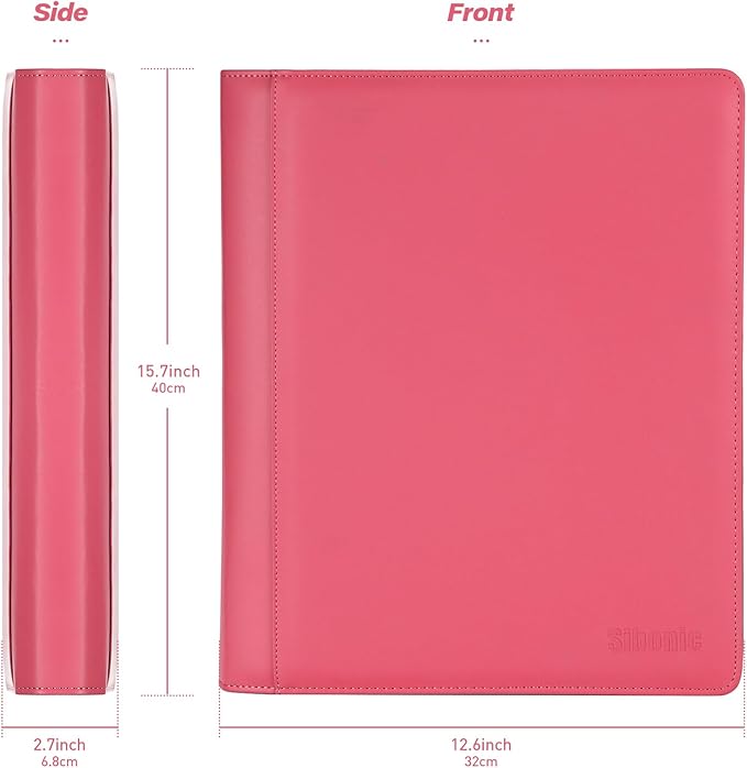Sibonic 9 Pocket TopLoader Binder, Holds 360 3”x4” Toploader Hard Cases - Image 2