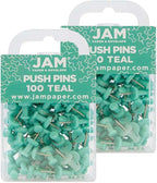 JAM PAPER Colorful Push Pins by JAMPaper