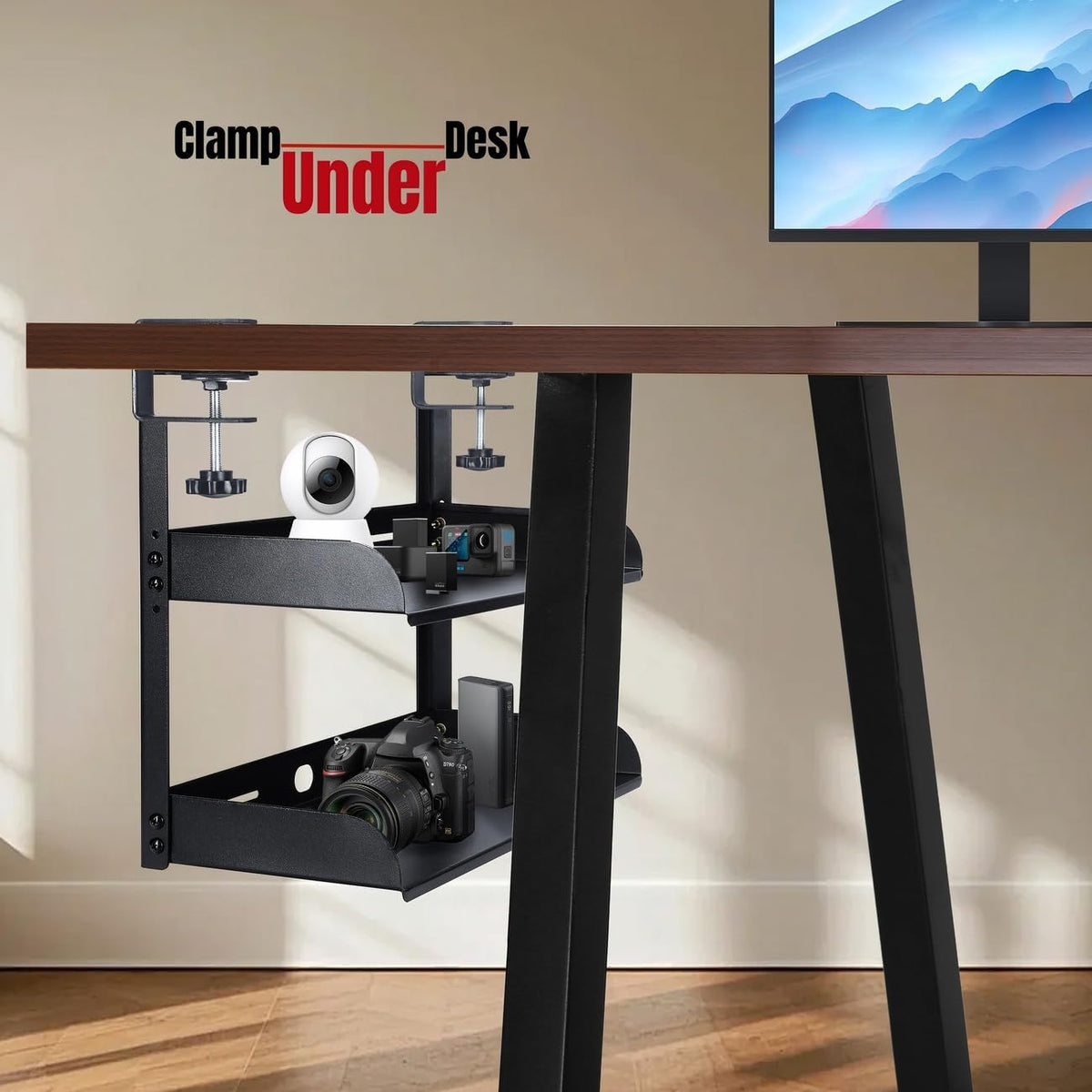 CanKing Desk Clamp Shelf, 15 Inch Straight