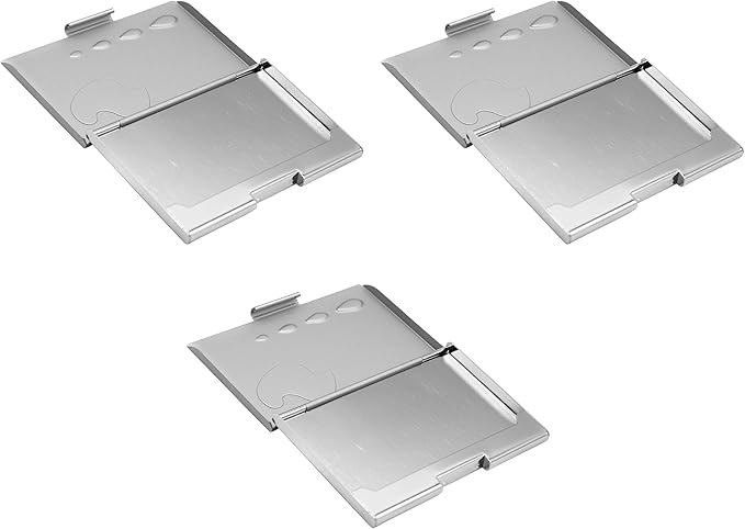 Stephanie Imports Set of 3 Slim & Minimalist Metal Business Card Holder Unisex - Image 2