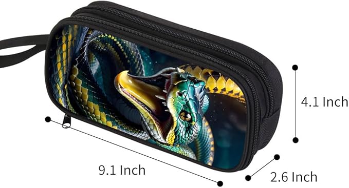 HiMagics Children's Pencil Case, Large Zipper Pencil Pouch - Image 2