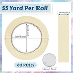Fainne Masking Tape Bulk General Purpose Masking Painting Tape 55 Yards - Image 2