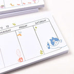 Weekly Organizer Long Strip Planner Notebook Pads Random Patterns - Image 3