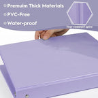 CIXILDTS 1-Inch Binders, Standard 3 Ring Binder Fit Letter Size Paper, - Image 3