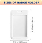 Custom Badge Holder ID Card Hold Case, Personalized Retractable Badges Holders - Image 3