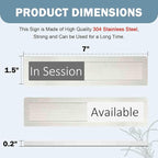 In Session or Available Sign, Vacant Occupied Indicator - Image 6