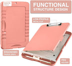 Sooez Clipboard with Storage, High Capacity Nursing Clip Board 8.5 x 11 with - Image 2