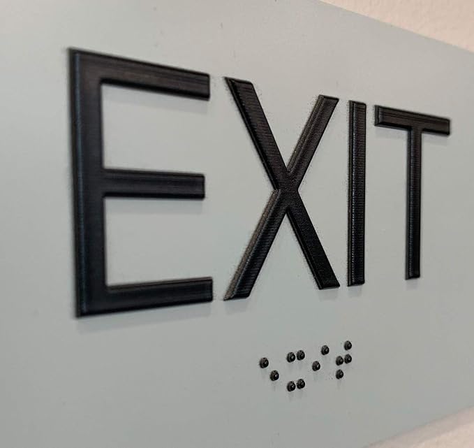 ADA Compliant Sign with Braille - Image 4