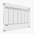 WEEKLY PLANNER Acrylic Wall Personalized Calendar 2026 Personalized Dry Erase