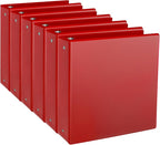 CIXILDTS 2-inch Round Ring Binder, Durable 2" 3 Ring Binder Fit Letter Size by CIXILDTSOffice