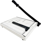 12" Guillotine Paper Cutter,Paper Cutter for Cardstock Heavy Duty 12 inch,Cut Cleanly and Quickly,12" Cut Length,10 Sheet Capacity.Paper Trimmer for Classroom,Cardstock, Art Projects,and Office Use A4
