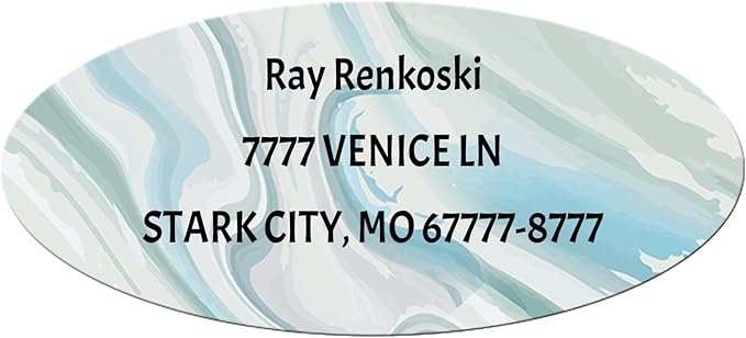 Made in USA Custom Return Address Stickers Labels Customized Mailing Label by HOOKAH+SUN