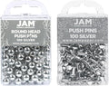 JAM PAPER Colorful Push Pins by JAMPaper