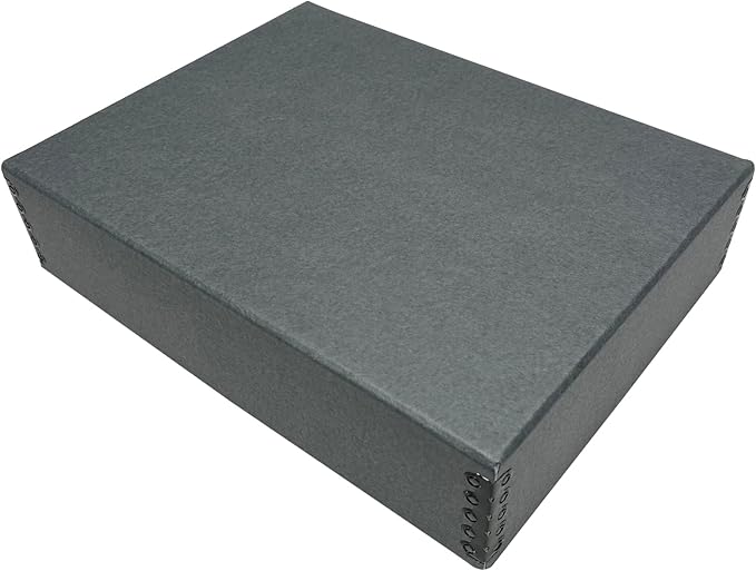 Lineco Museum Archival Storage Box, 9.75x12.75x3 in. Drop Front Design. by Lineco