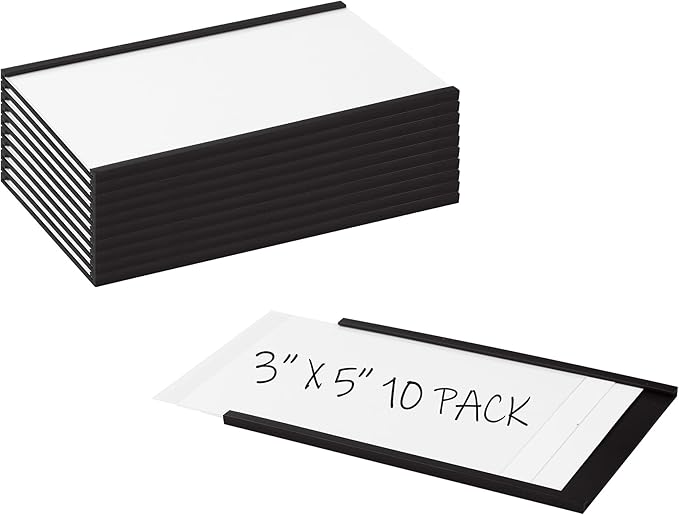 Realth C Channel Magnetic Label Holders 10 Pack 3'' x 5'' - Image 7