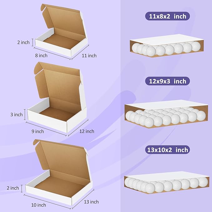 Eupako 18 Pack Small Shipping Boxes Assorted Sizes, Cardboard Boxes - Image 2