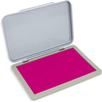 Metal Case Stamp Pad Medium Size, Magenta Purple Color by ZIGEL