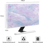 Baocicco Violet Marble Waterproof 80 Inch TV Dust Cover Anti-Static Dustproof - Image 2