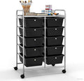 GLACER 10 Drawer Rolling Cart, Storage Cart by GLACERGrowupinhappiness