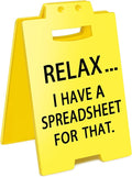 Smilelife Funny Office Cubicle Decor I Have A Spreadsheet by Smilelife