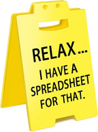 Smilelife Funny Office Cubicle Decor I Have A Spreadsheet by Smilelife